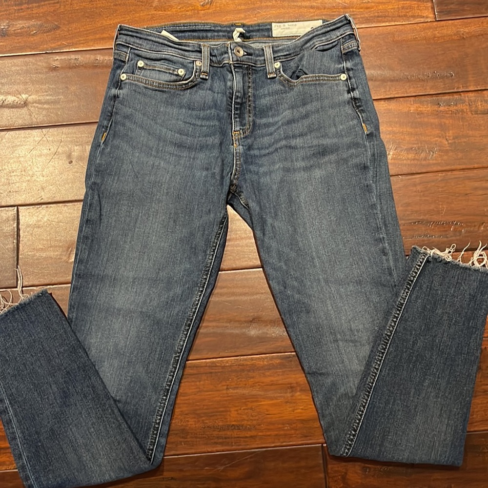 Rag & bone mid rise skinny 29